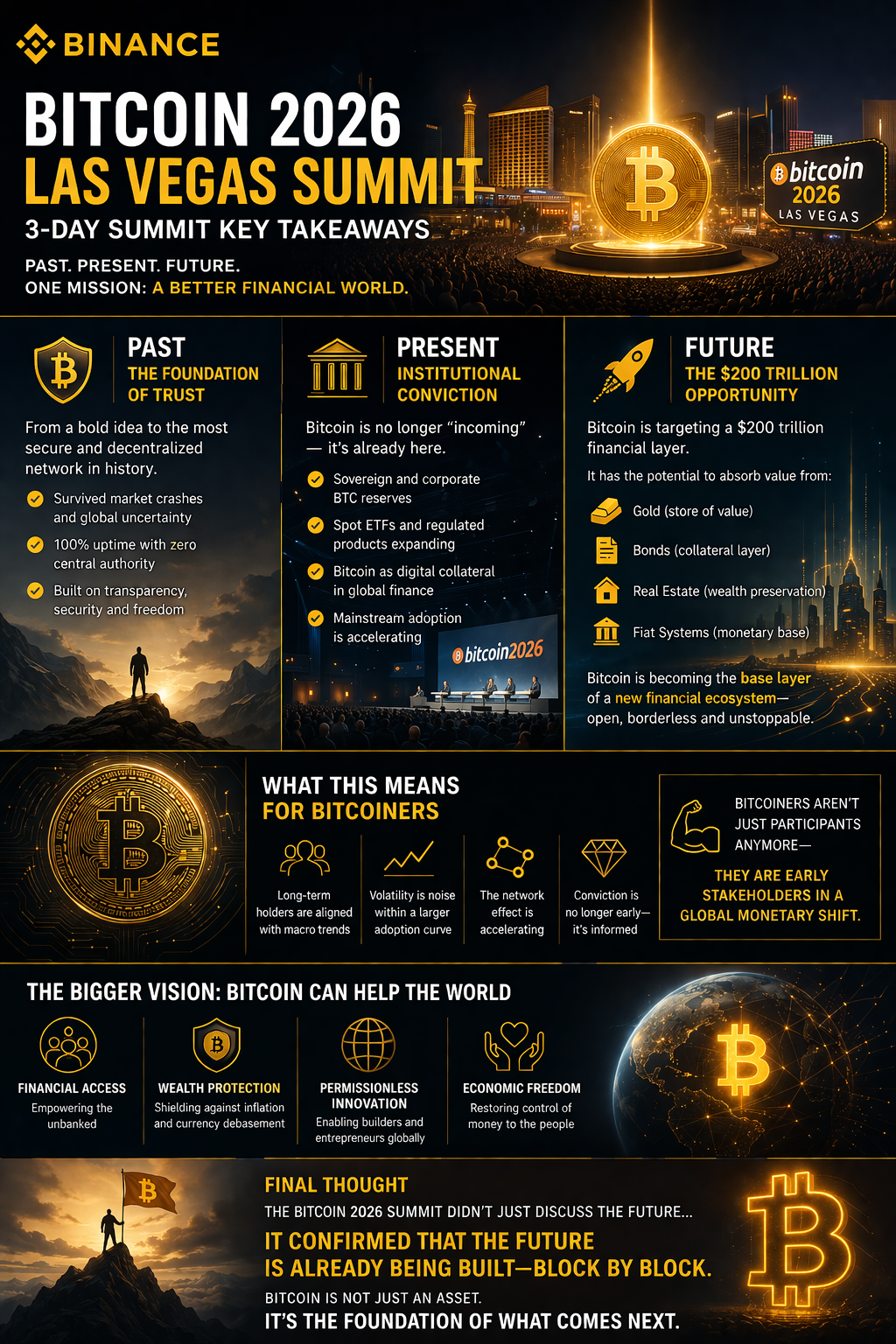 Bitcoin as the future in Bitcoin 2026 Las Vegas Summit (What I learned)
