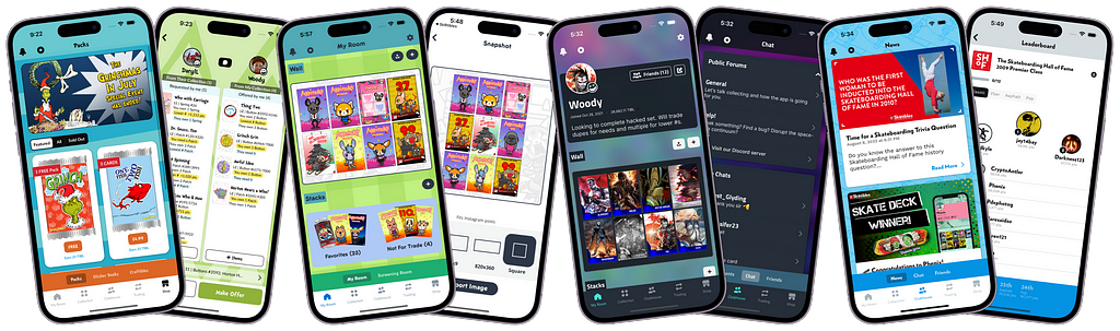 Multiple iOS apps for collecting and engaging with your fandoms.