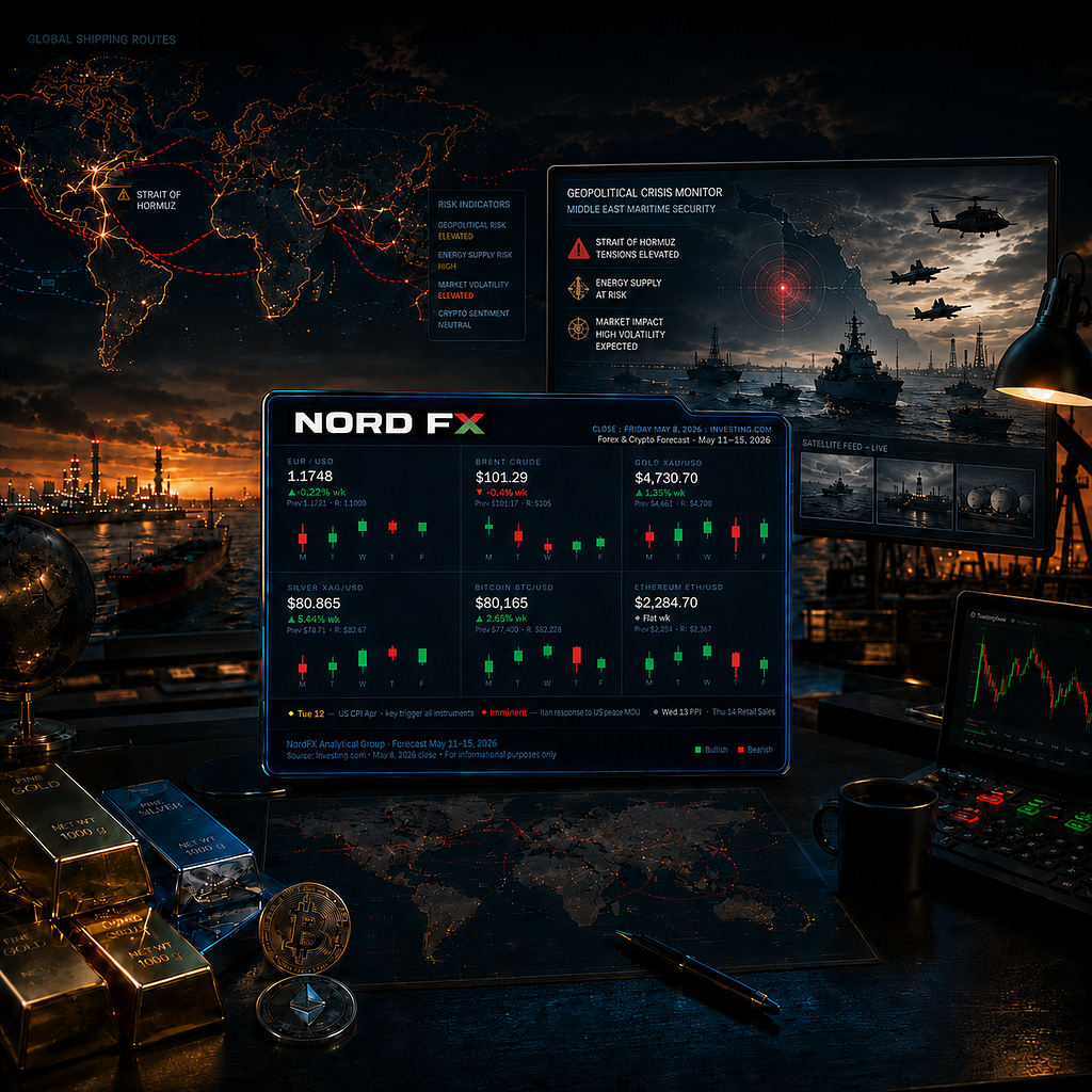  NordFX Weekly Forex & Crypto Forecast | May 11–15, 2026