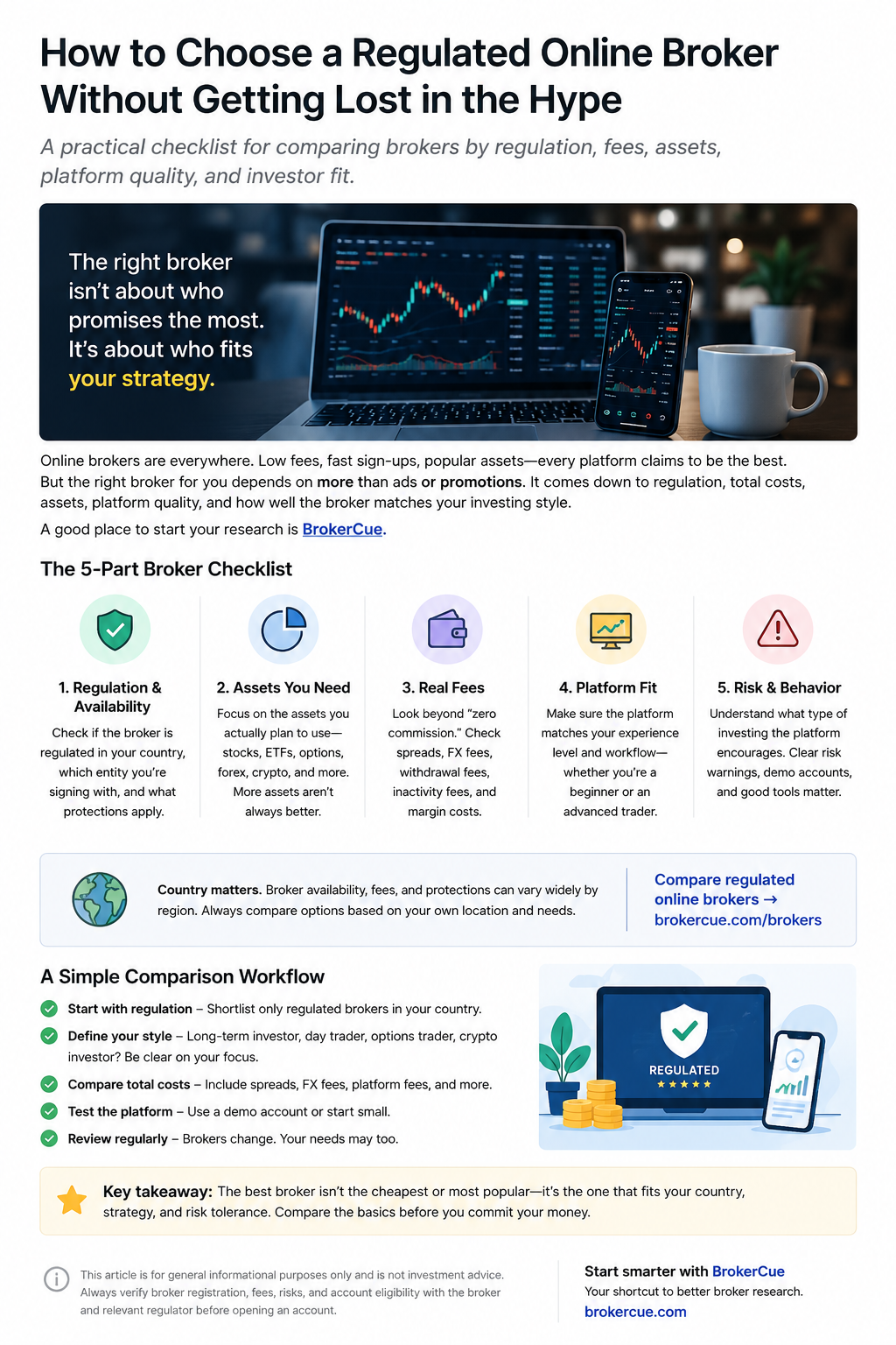 How to Choose a Regulated Online Broker Without Getting Lost in the Hype