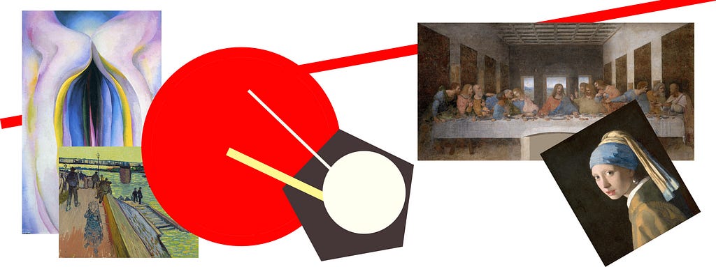 ArtCurious Podcast and Smart Art — Art History Escape collab collage