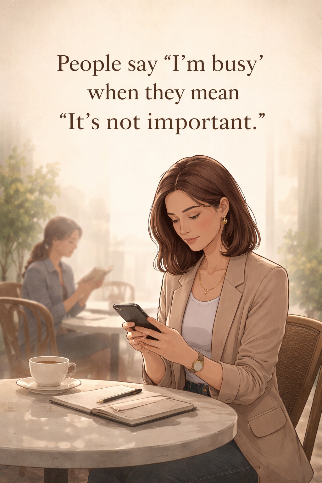 People Say “I’m Busy” When They Mean “It’s Not Important.”