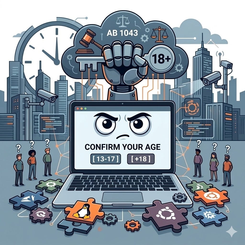 Who controls your computer? Age verification laws and the Linux dilemma