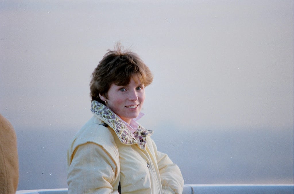 D on the top of one of the Twin Towers in 1984