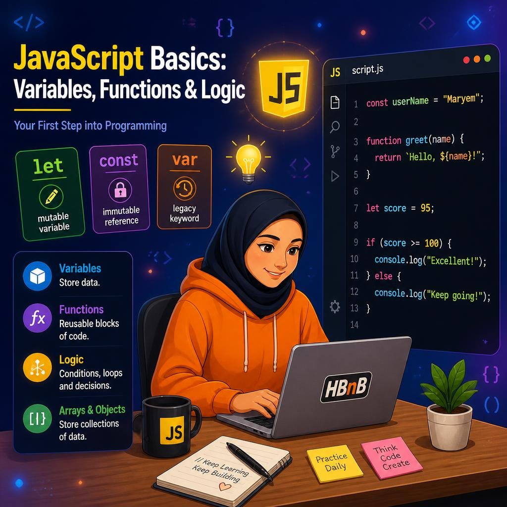 3 Things I Learned in My First Month of JavaScript