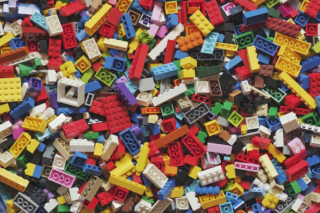 colorful legos