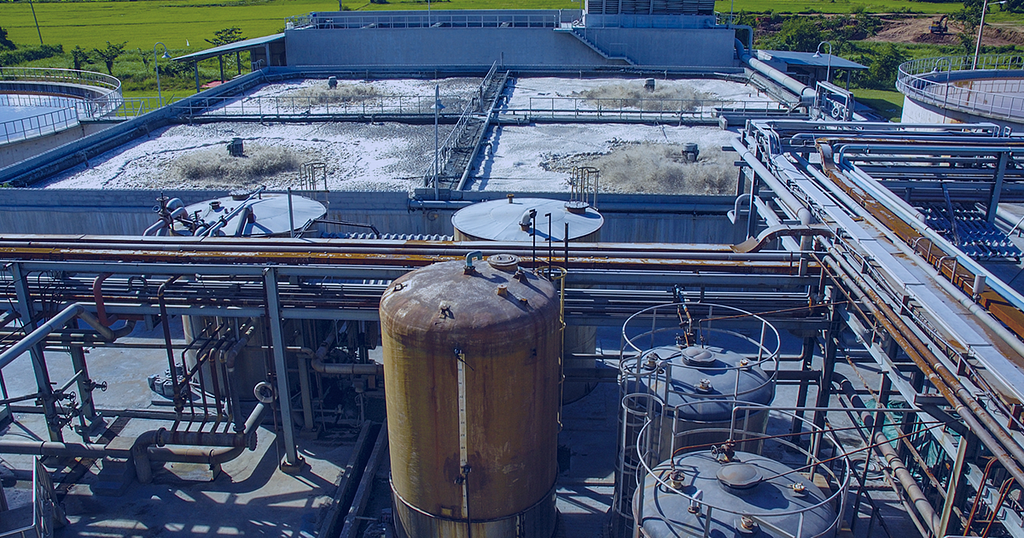 Image showing a wastewater treatment plant