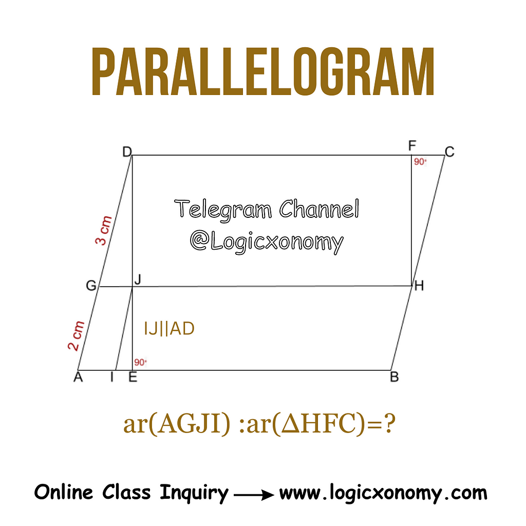 Shaded Area Ratios in Parallelograms: Practice Problems and Solutions| Geometry tricks