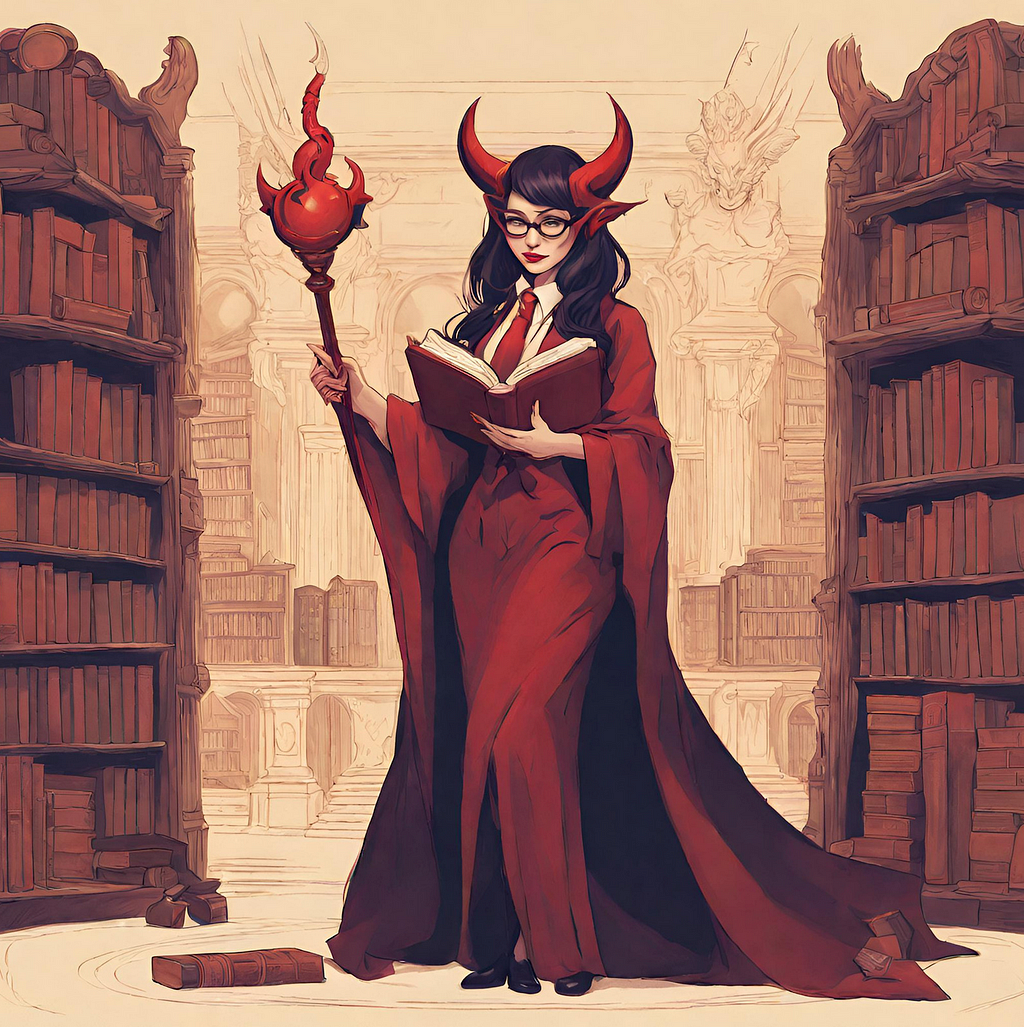 Devilish librarian