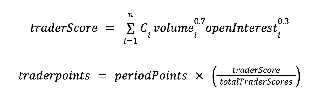 formula for points computation