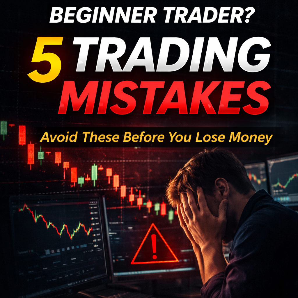 Why 90% of Beginner Traders Fail — 5 Mistakes You Must Avoid