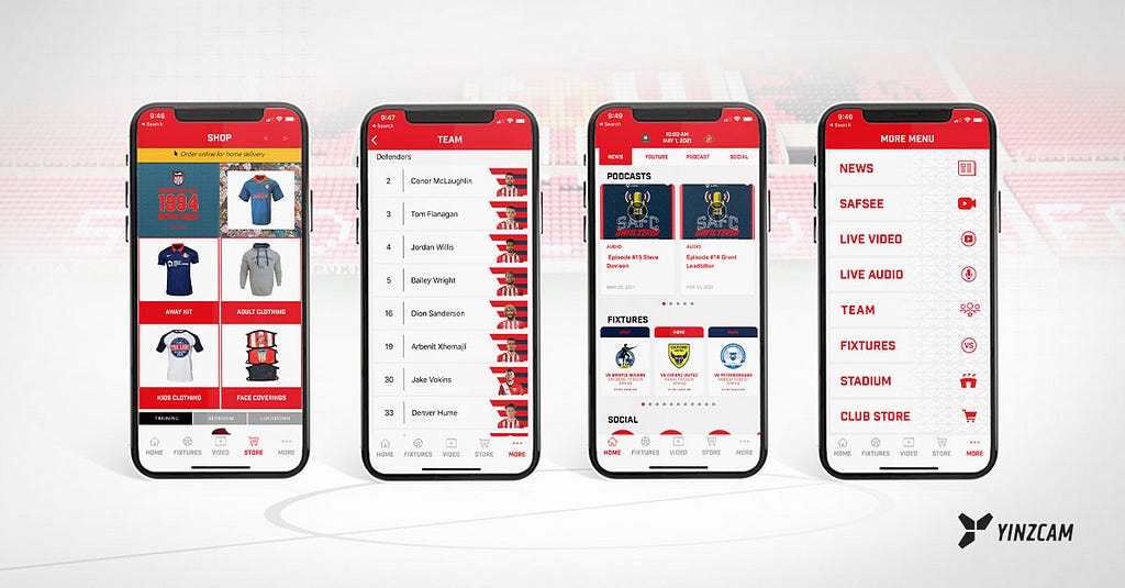 More features of the Sunderland AFC mobile app developed by YinzCam.