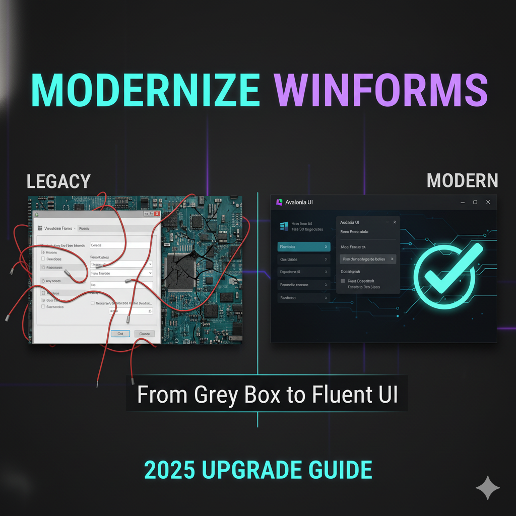 The Full Rewrite Lie: How to Modernize Legacy WinForms in 2025