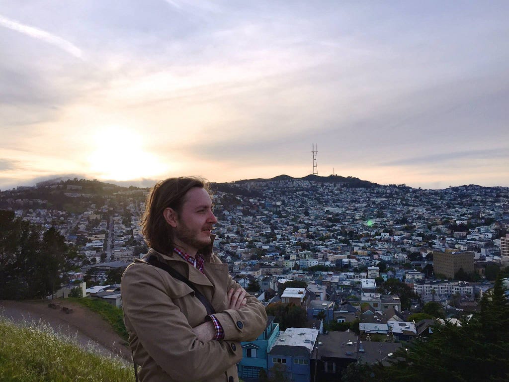 The Bernal Heights hill, overlooking San Francisco