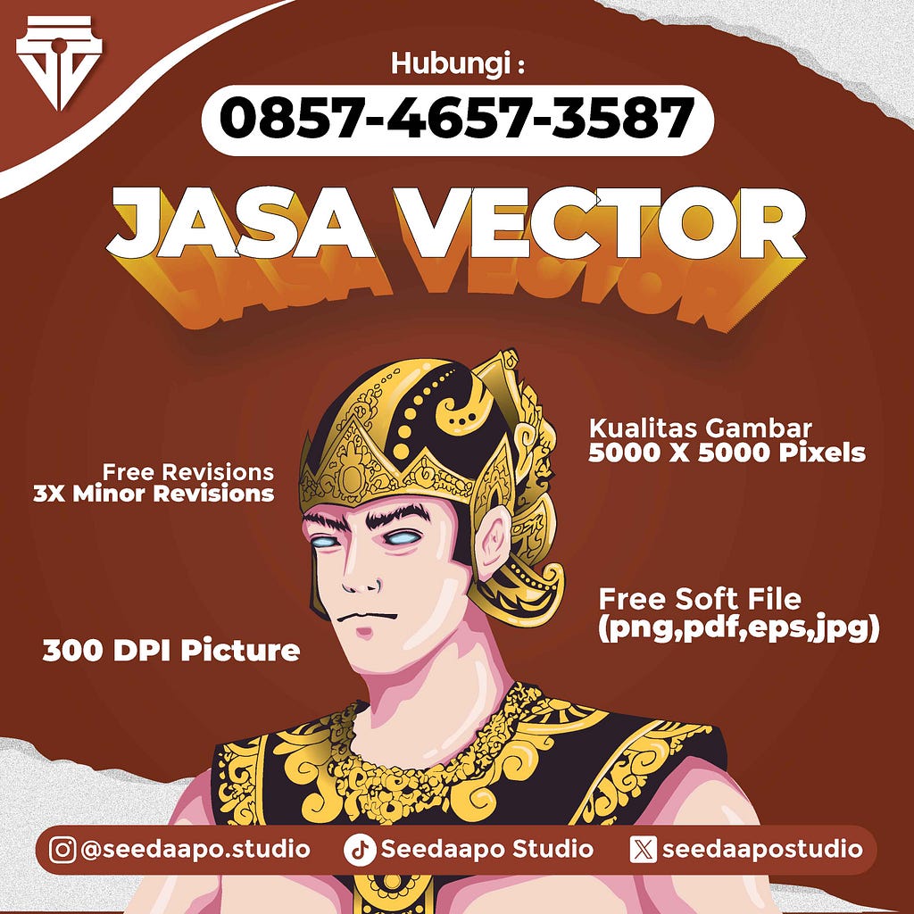 Merajut Impian Bersama Jasa Vector Art Portrait (Seedaapo Studio) : Langkah Demi Langkah Menuju Arti Vector Portrait