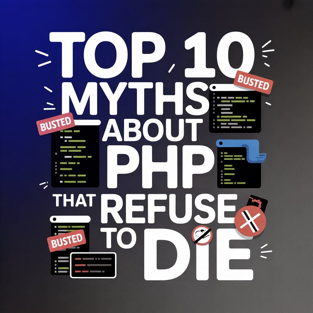 Top 10 Myths About PHP That Refuse to Die