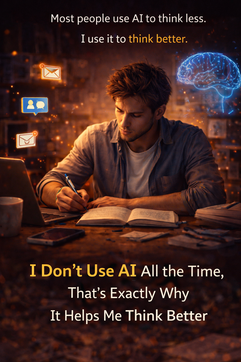 I Don’t Use AI All the Time. That’s Exactly Why It Helps Me Think Better