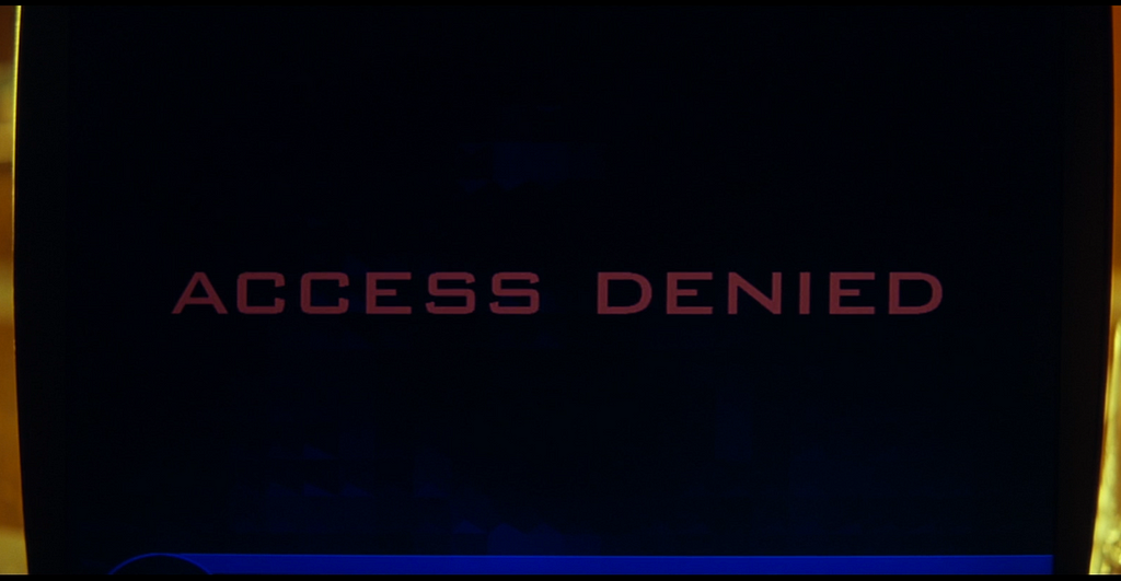 Access denied page