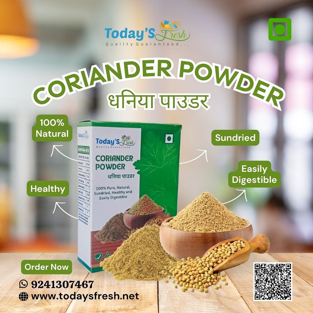 100% Pure and Desi Dhaniya Powder