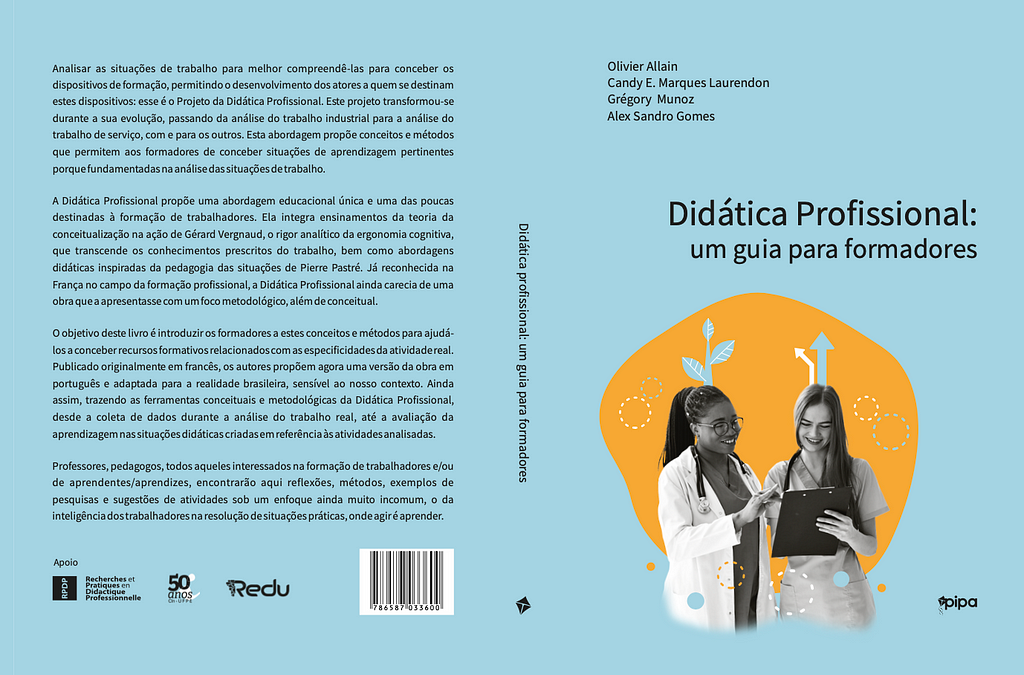 Capa do livro Didática profissional: um guia para formadores