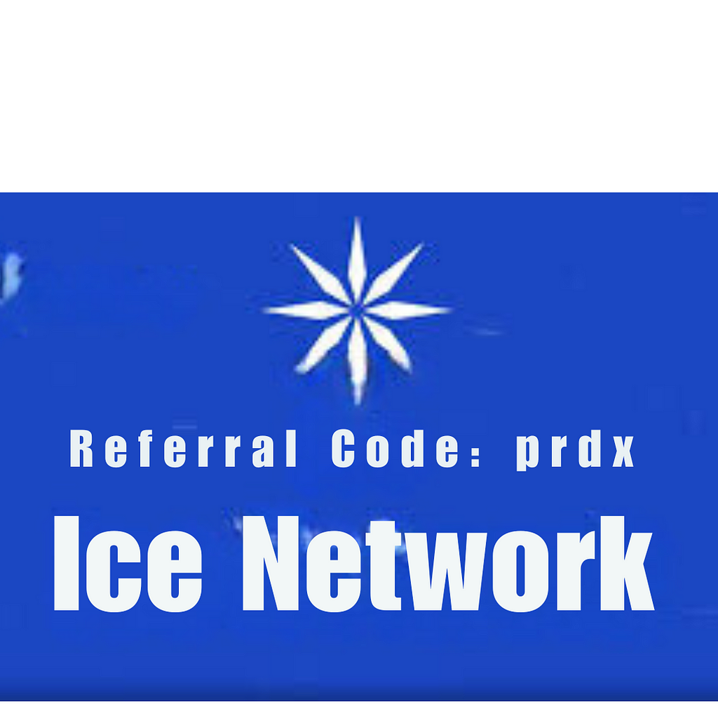 Ice Network Referral Code prdx