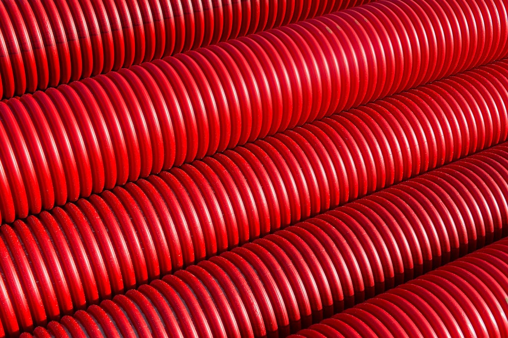 Red pipes