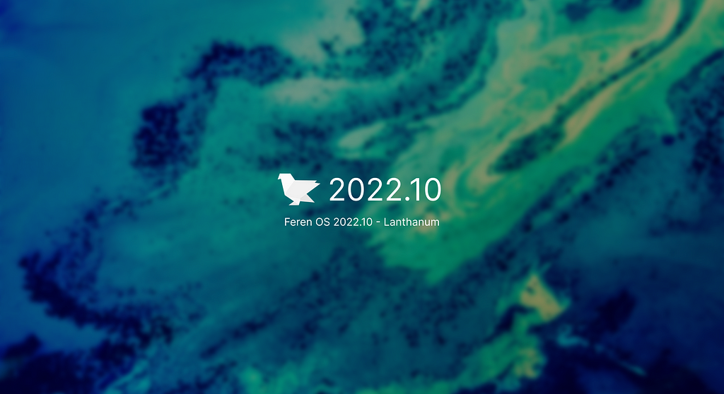 It’s just a header image. It says 2022.10, Feren OS 2022.10 hyphen Lanthanum