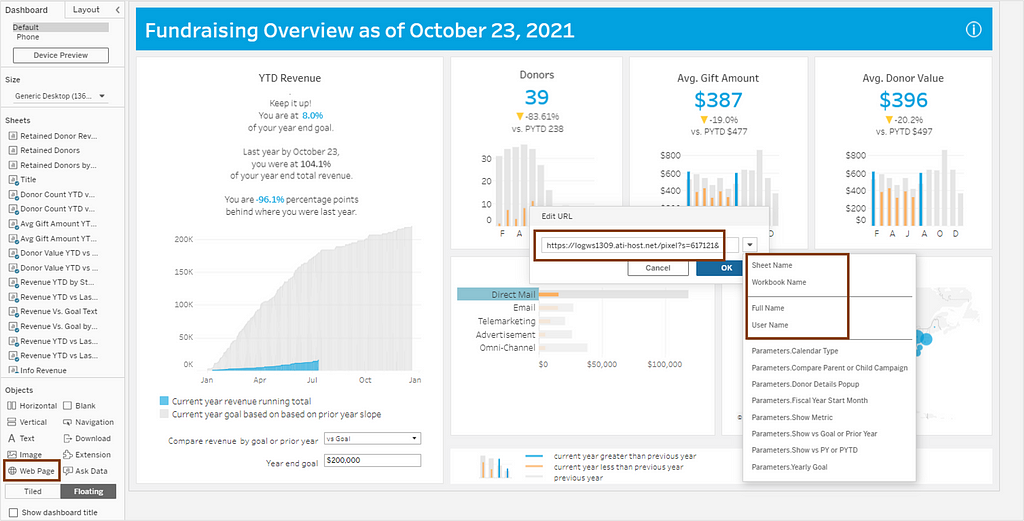 Tableau Tracking