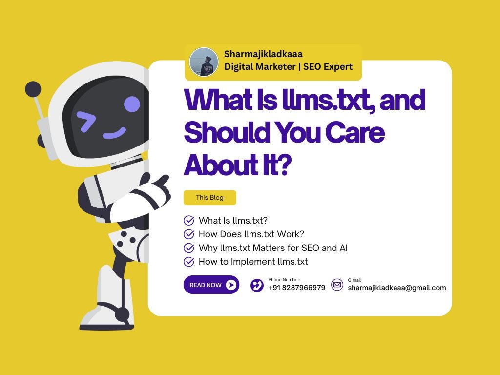 What Is llms.txt, and Should You Care About It?