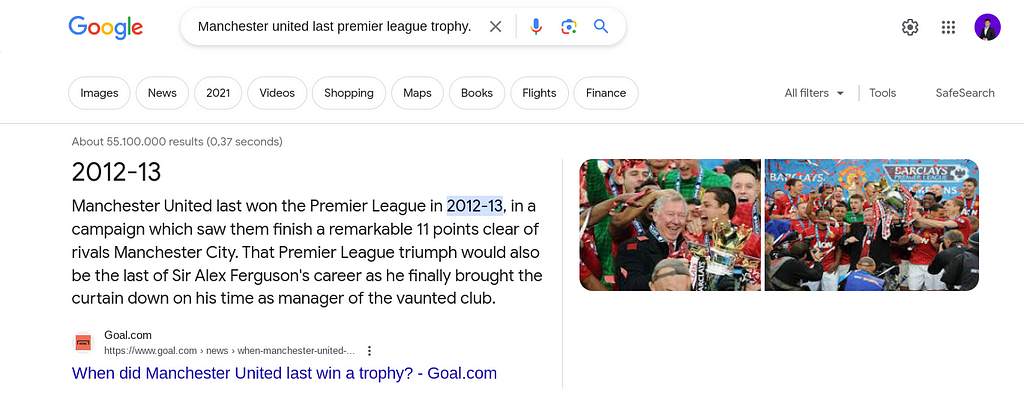 Manchester united last premier league trophy