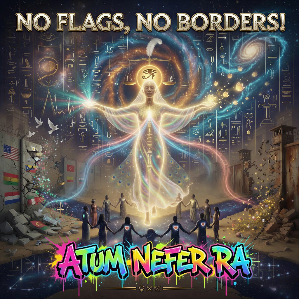 NO FLAGS, NO BORDERS!