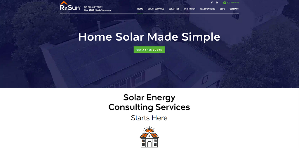 RxSun home page