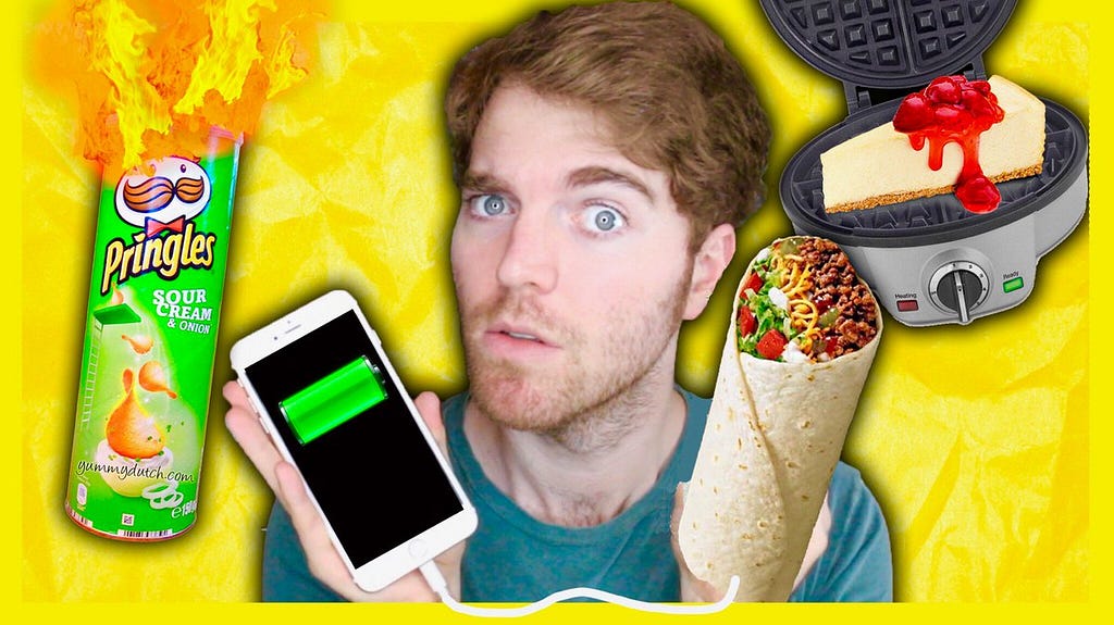 An example of Dawson’s thumbnails with yellow background.