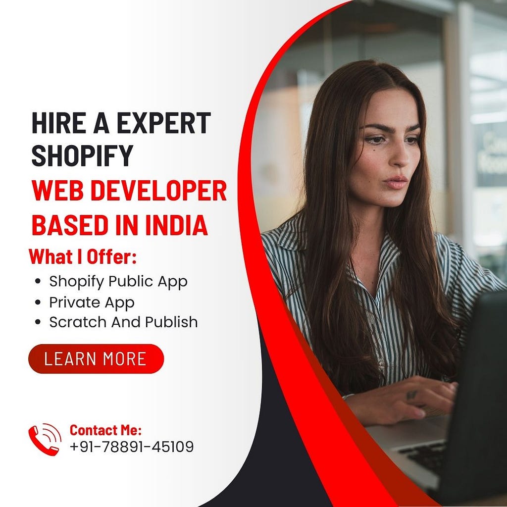 Shopify web developer based in India