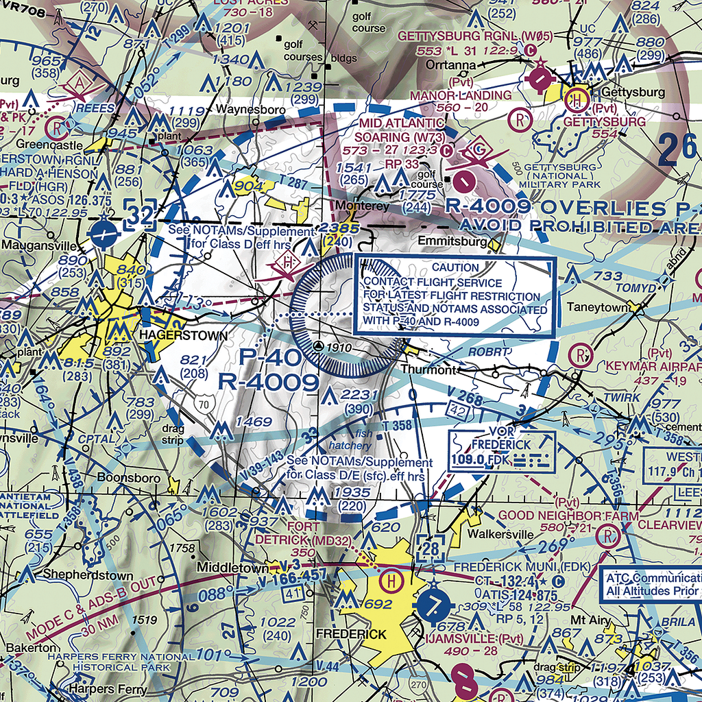 VFR chart.