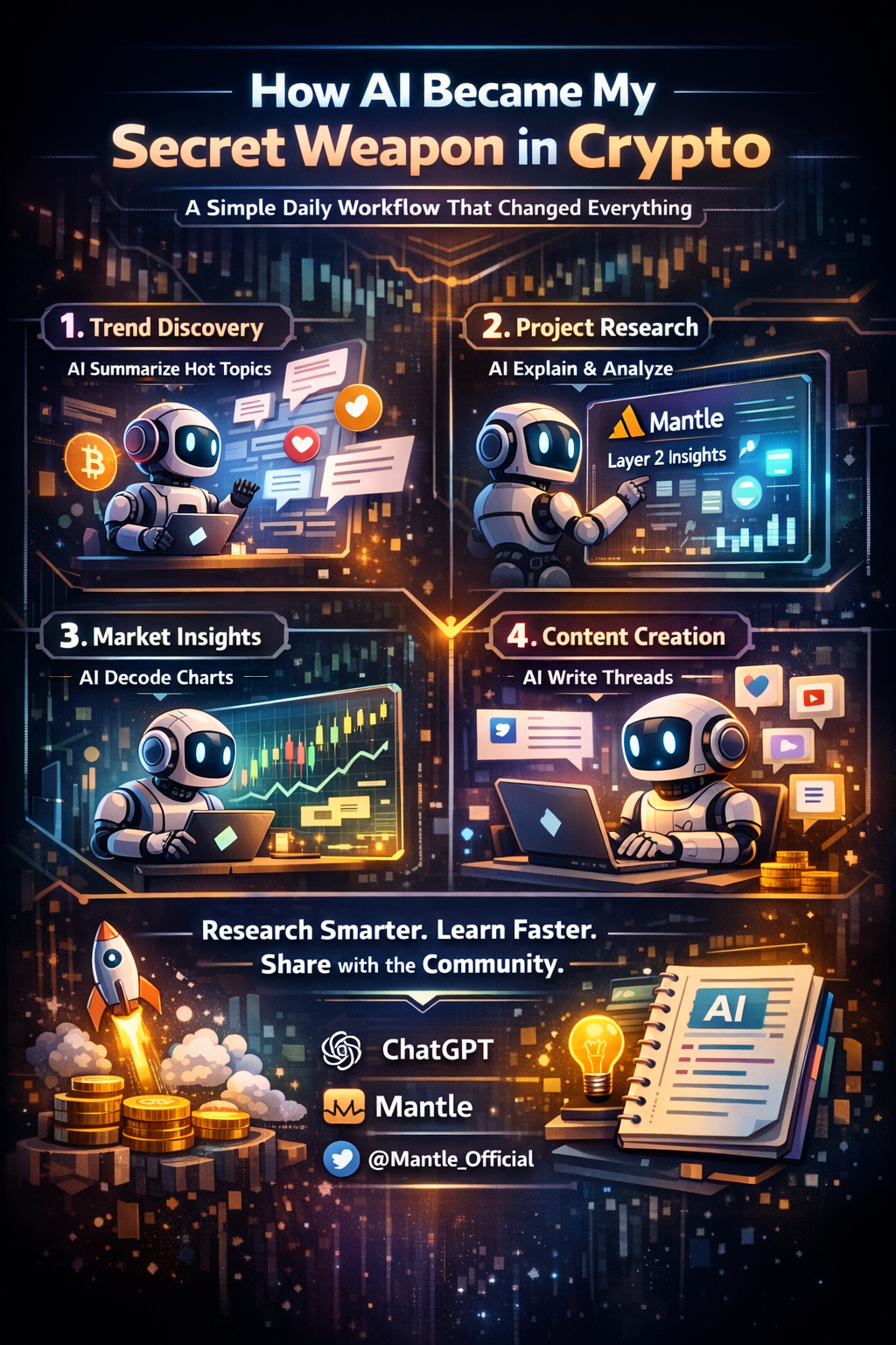 My DAILY AI WORKFLOW IN CRYPTO