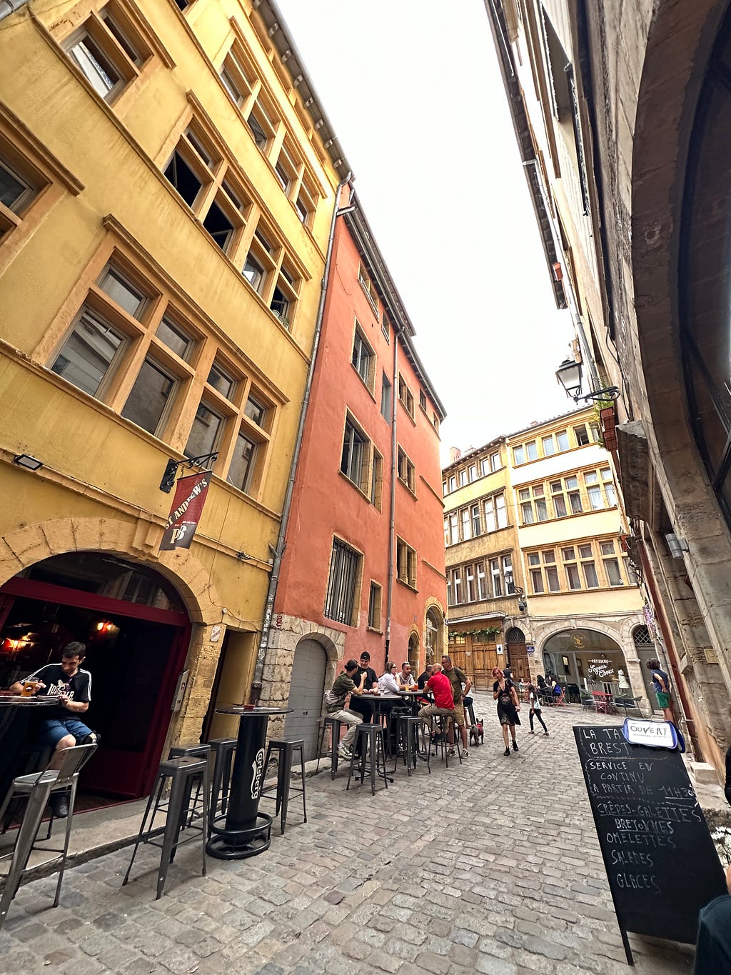 Restaurant neighborhood in Lyon