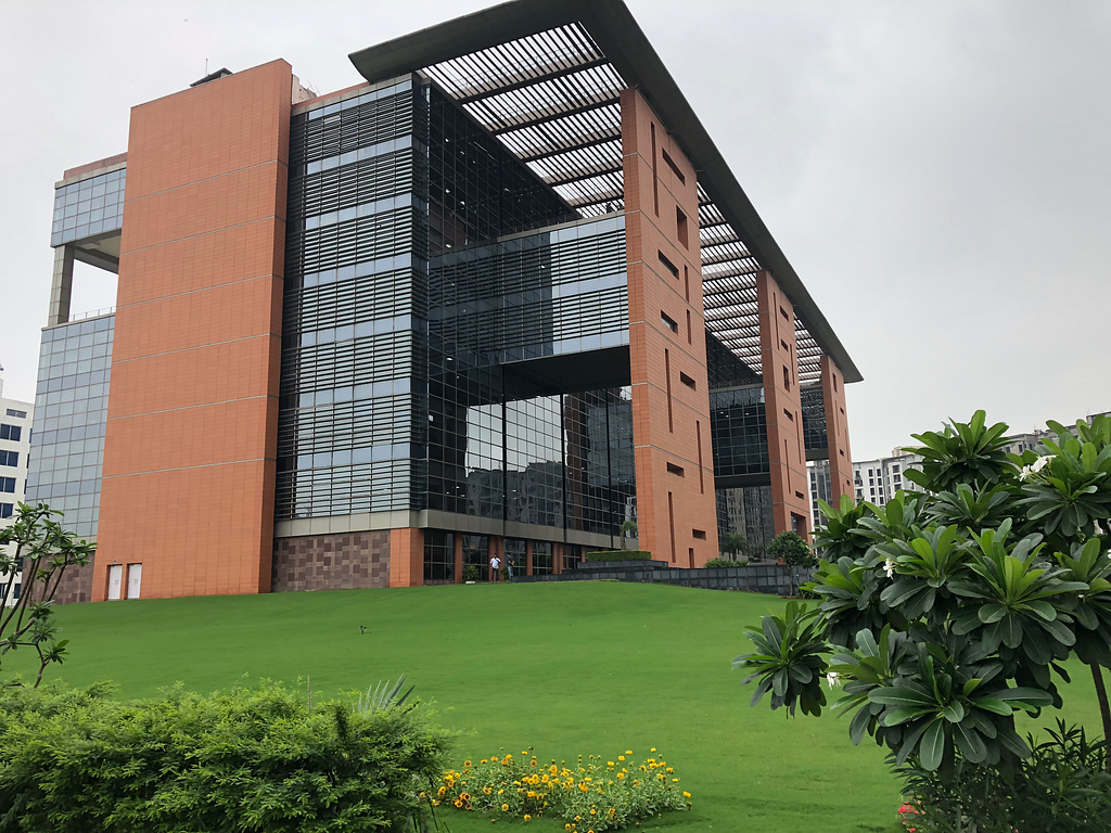 The Adobe building in Noida InDesign, where InDesign and Illustrator are developed.
