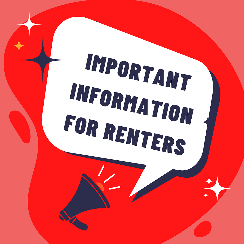 Important Information for Renters