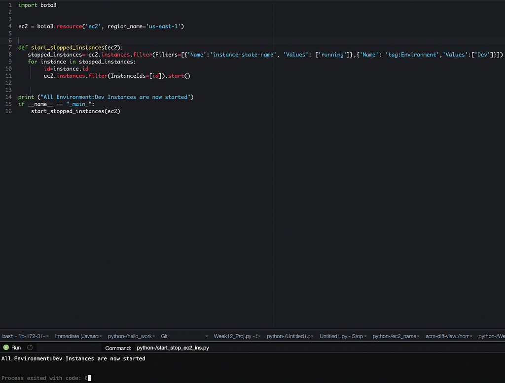 How to Stop & Start EC2 Instances Using Python | LaptrinhX