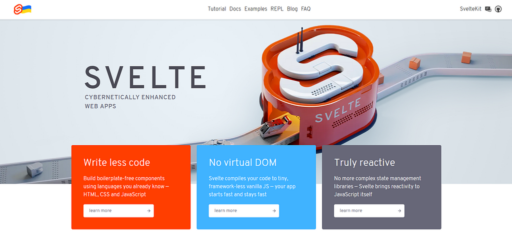 Svelte is a modern front-end framework that takes a different approach to building user interfaces