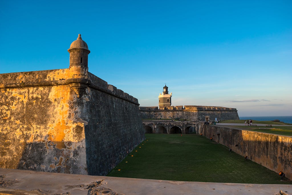 The Fortifications of the Castillo de San Feliope del Morrow also known as El Morro Castle