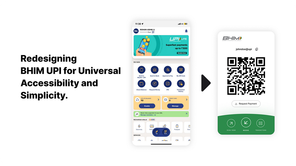 Case study: Beyond the clutter: The inside story of how I redesigned BHIM UPI for universal accessibility and simplicity