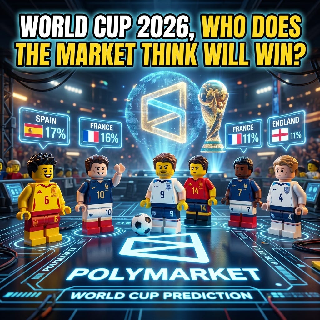 Polymarket World Cup 2026: Who the Prediction Markets Think Will Win