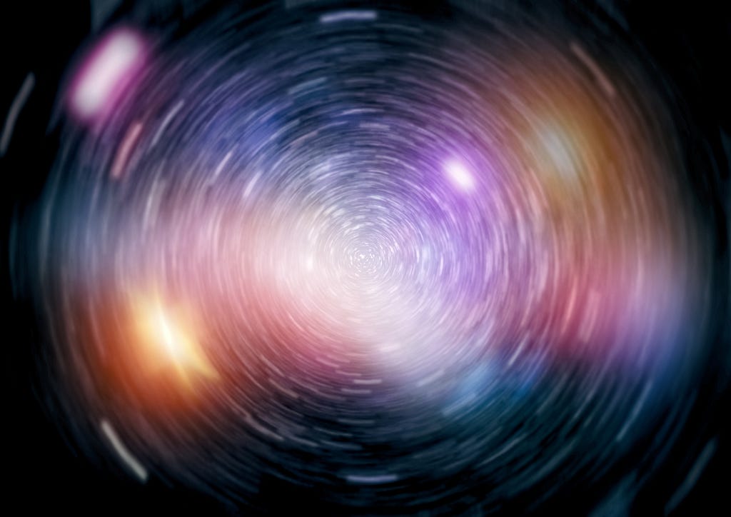 Swirling time Vortext, Image credit adobe Stock https://stock.adobe.com/images/cyber-futuristic-speed-zoom-motion-graphic-backdrop-beam-blur-flare-abstract-light-fast-night-background-modern-glow-color-magic/362482895?prev_url=detail