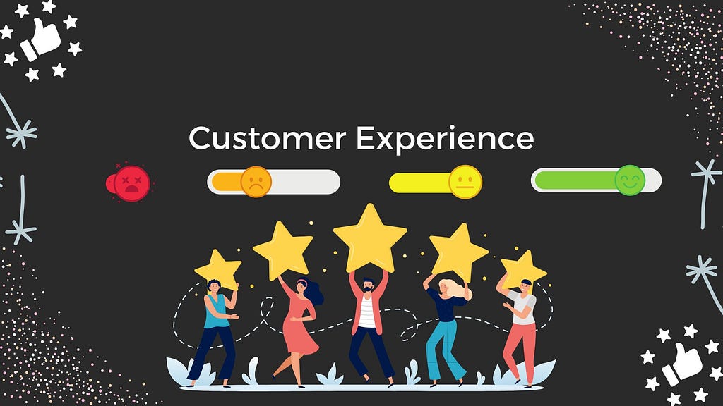 Image description: 5 start customer experience