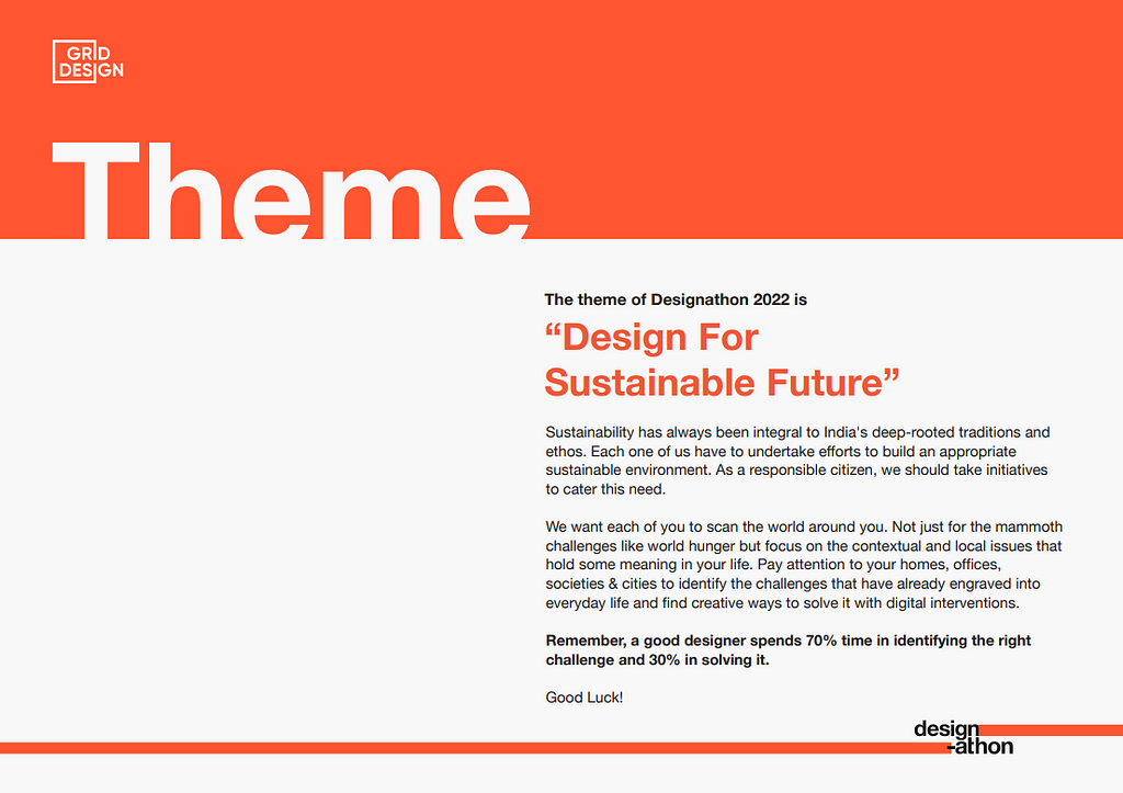 theme- design for sustainable future