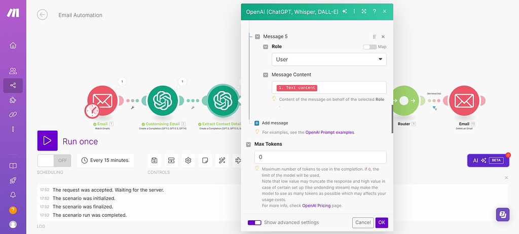 Setting up with Open AI modules