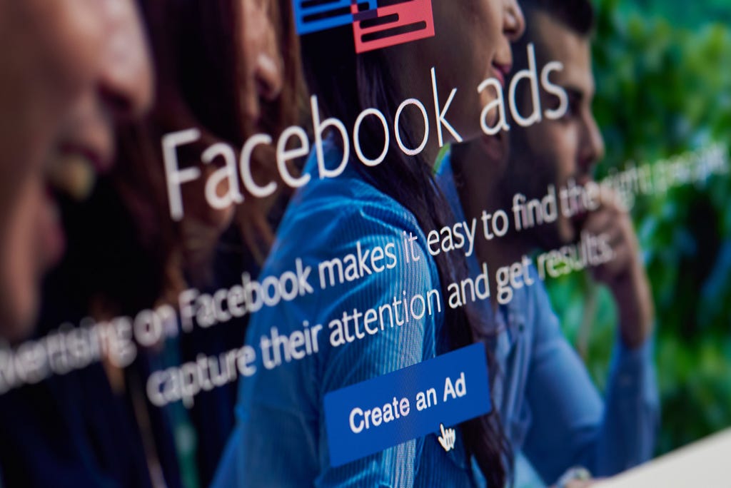 A graphic of Facebook Ads.