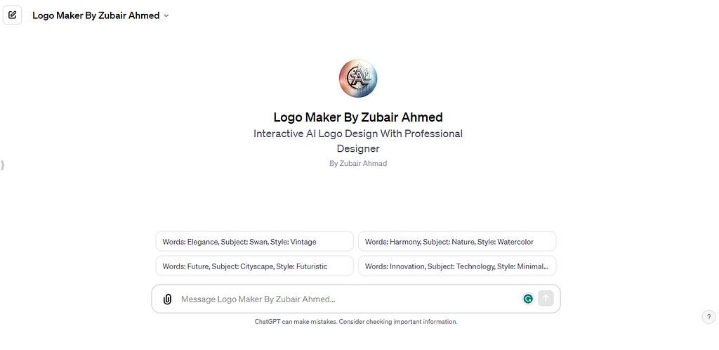 Logo Maker By Zubair Ahmed